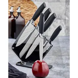 سرویس چاقو آشپزخانه 6 پارچه کوکر مدل CKR -2819 به همراه استند