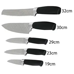 سرویس چاقو آشپزخانه 6 پارچه کوکر مدل CKR -2819 به همراه استند