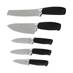 سرویس چاقو آشپزخانه 6 پارچه کوکر مدل CKR -2819 به همراه استند