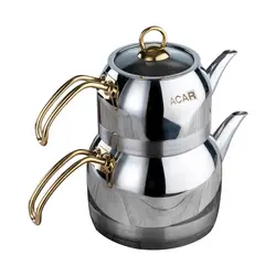ست کتری و قوری اجار مدل AR – 22-0315/6 – Gold