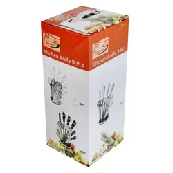 ست چاقو آشپزخانه 9 پارچه مینیاتور مدل 005
