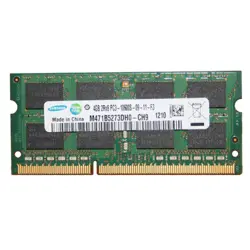رم لپ تاپ سامسونگ مدل 1333 DDR3 PC3 10600s MHz ظرفیت 4گیگابایت