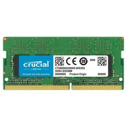 رم لپ تاپ DDR4 تک کاناله 2400 مگاهرتز CL17 کروشیال ظرفیت 16 گیگابایت