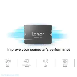 اس اس دی اینترنال لکسار مدل NS100 ظرفیت 256 گیگابایت