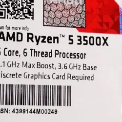 پردازنده مرکزی ای ام دی سری Ryzen 5 مدل 3500X - تورینگ صنعت