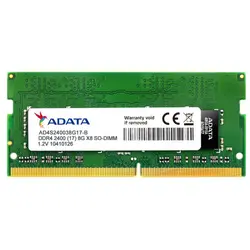 رم لپ تاپ DDR4 تک کاناله 2400 مگاهرتز CL17 ای دیتا مدل MN -RL01 ظرفیت 8 گیگابایت - تورینگ صنعت
