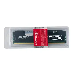 رم دسکتاپ DDR4 تک کاناله 2400 مگاهرتز CL15 کینگستون مدل HyperX Fury ظرفیت 16 گیگابایت
