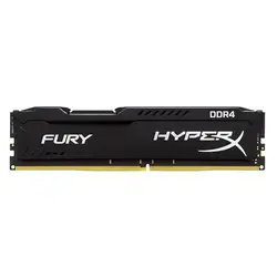 رم کامپیوتر کینگستون مدل HyperX Fury DDR4 2400MHz CL15 ظرفیت 4 گیگابایت
