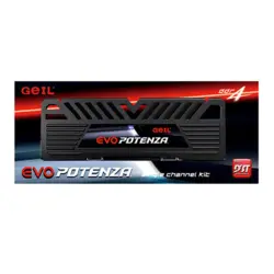 رم دسکتاپ DDR4 دو کاناله 3200 مگاهرتز CL16 گیل مدل Potenza ظرفیت 32 گیگابایت