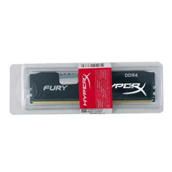رم دسکتاپ DDR4 تک کاناله 2400 مگاهرتز CL15 کینگستون مدل HyperX Fury ظرفیت 16 گیگابایت بسته دو عددی