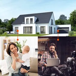 تلفن بی سیم منشی دار گیگاست مدل A220A Duo - تورینگ صنعت