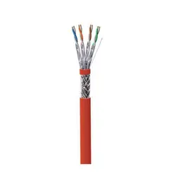 کابل شبکه نگزنس Cat6 SFTP روکش LSZH حلقه 500 متری تست فلوک پرمننت