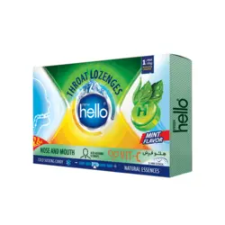 آبنبات ضدسرماخوردگی ویتامین سی نعناع و اکالیپتوس هلو (Hello)