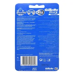 ژیلت بلوتری پک 4عددی Blue 3 Comfort