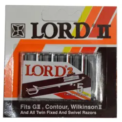 بسته ی 5 تایی یدک کشویی ساده تیغ لرد