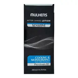 محلول افتر شیو مولهنس مشکی مدل Sensitive حجم 200 میلی لیتر