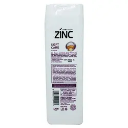 شامپو نرم کننده مو زینک مدل SOFT CARE عصاره بادام حجم 340 میلی لیتر