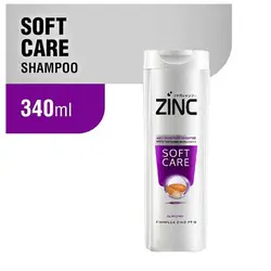 شامپو نرم کننده مو زینک مدل SOFT CARE عصاره بادام حجم 340 میلی لیتر