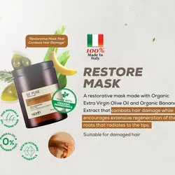 ماسک ترمیم کننده و رشد مجدد مو بی پیور BE PURE سری Niamh حجم 1000 میلی