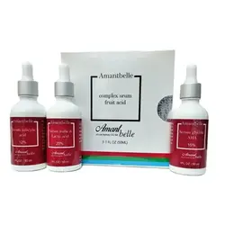 پک سه عددی سرم های اسید تراپی آمانتبل Amantbelle حجم 50 میل