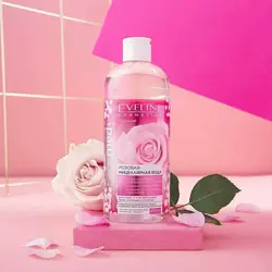 تونر میسلار واتر سه کاره گل رز اولاین EVLINE حجم 400 میل