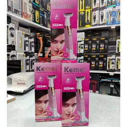 ماشین اصلاح موی بدن و صورت بانوان کیمی Kemei مدل KM-1900