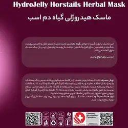 ماسک هیدروژلی عصاره گیاه دم اسب هایلایف high life حجم 300 گرم