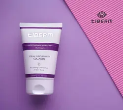 کرم آبرسان و مرطوب کننده حاوی کلاژن تیبرم Tiberm حجم 100 میل