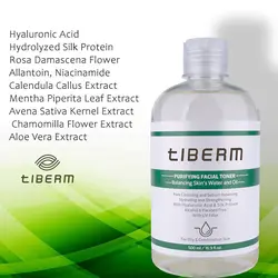 تونر مناسب پوست چرب تیبرم Tiberm حجم 500 میل