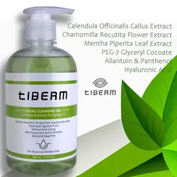 ژل شستشوی صورت تیبرم Tiberm حجم 500 میل