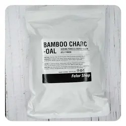 ماسک هیدروژلی زغال بامبو فلورشاپ felor shop حجم 250 گرم