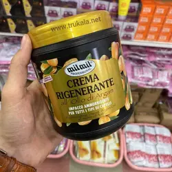 ماسک مو بازسازی کننده روغن آرگان میل میل ایتالیا MIL MIL حجم 1000 میلی