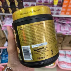 ماسک مو بازسازی کننده روغن آرگان میل میل ایتالیا MIL MIL حجم 1000 میلی