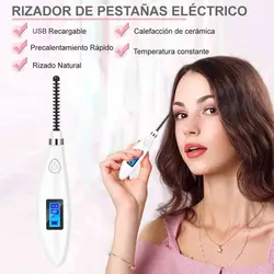 فرمژه برقی حرارتی شارژی 80 درجه سه بعدی Heated Eyelash Curler