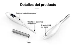 فرمژه برقی حرارتی شارژی 80 درجه سه بعدی Heated Eyelash Curler