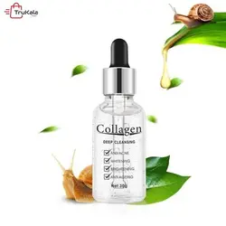 سرم کلاژن ساز ضد اکنه ودرخشان کننده پوست و صورت حلزون حجم 30 گرم