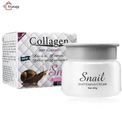 کرم روشن کننده صورت کلاژن ساز حلزون حجم 80 گرم