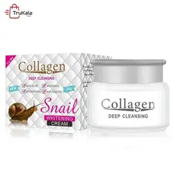 کرم روشن کننده صورت کلاژن ساز حلزون حجم 80 گرم