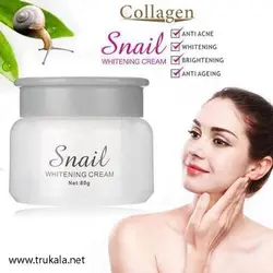 کرم روشن کننده صورت کلاژن ساز حلزون حجم 80 گرم