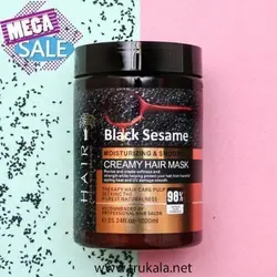 ماسک مو کنجد سیاه برند هیر Hair حجم 1000 میلی لیتر