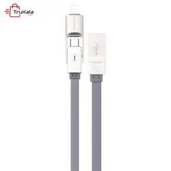 کابل شارژر دو سر Awei میکرو و آیفون مدل CL-989