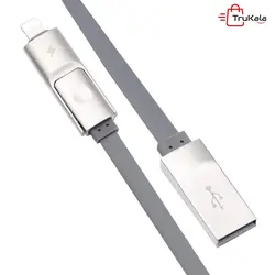 کابل شارژر دو سر Awei میکرو و آیفون مدل CL-989