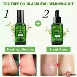 کیت 3 مرحله ای حذف جوش سر سیاه بینی بریلی step1 و step2