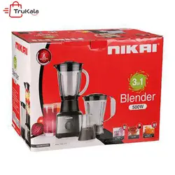 مخلوط کن و آسیاب کن نیکا مدل NB3900GEB