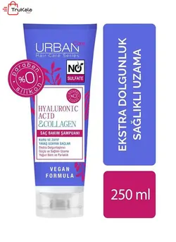 کرم مو فاقد سولفات هیالورونیک اسید و کلاژن اربن کر حجم  250 میلی لیتر