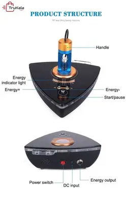 دستگاه RF دوقطبی اوزون تراپی صورت نانو میست اسپریر نور آبی (Blue Light)