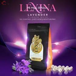 ماسک پودری لاتکسی اسطوخودوس لکسینا LEXINA حجم 250 گرم
