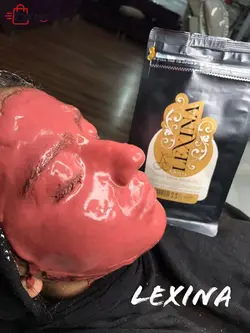 ماسک پودری لاتکسی عصاره بابونه لکسینا LEXINA حجم 250 گرم