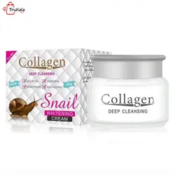 کرم کلاژن ساز روشن کننده صورت حلزون