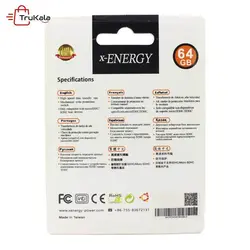 کارت حافظه 64 گیگابایت X ENERGY کلاس 10